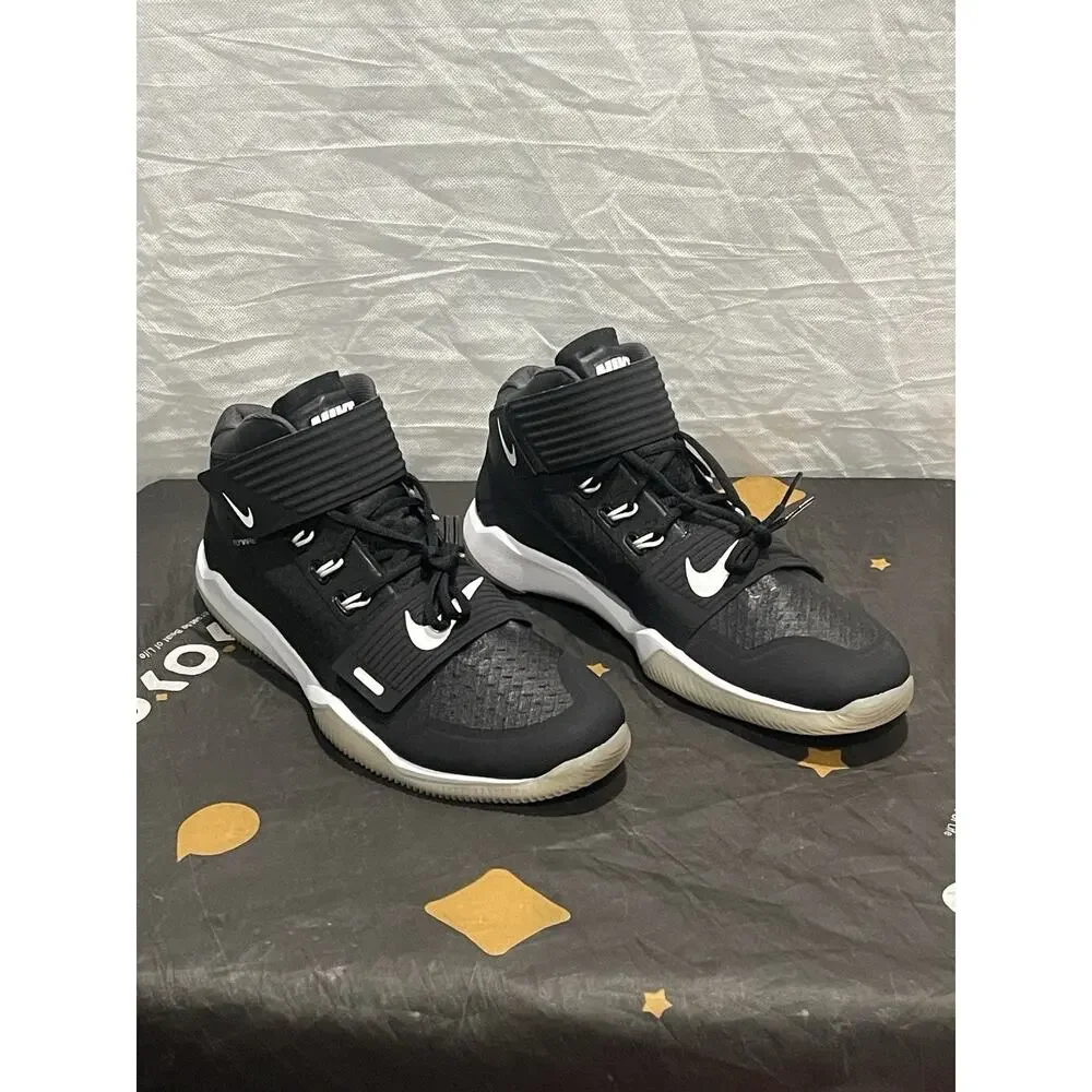 New Men’s 13 Nike Football Turf Black Alpha Menace Force Savage AQ8130-001